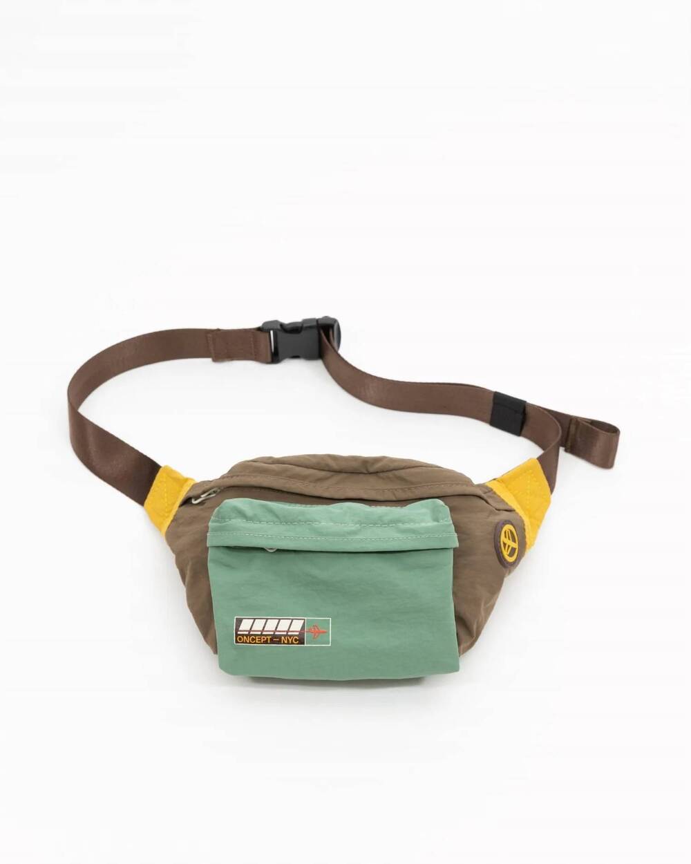 NEW ONCEPT unisex skye fanny bag in espresso multi